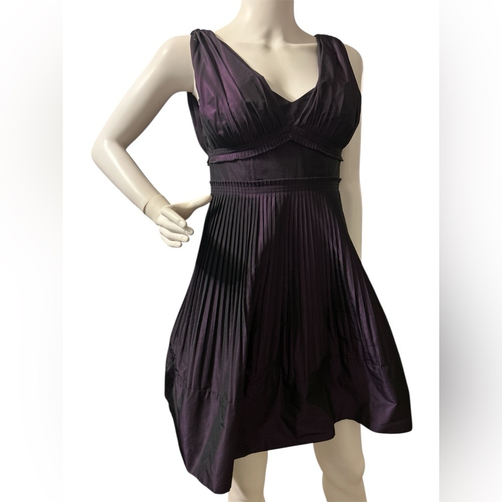 BCBGeneration Pleated Bust Fit & Flare Dress Women’s Size 0